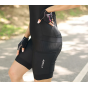 Велошорты женские X-Tiger DK-36401 3XL, с гелевым памперсом (Черный-розовый)