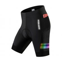 Велошорты мужские с гелевым памперсом Wosawe BO128 размер L (Черный)