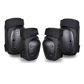 Наколенники RockBros LF3103 (Чёрно-зелёные)