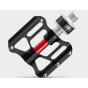 Педали для велосипеда быстросъёмные Rockbros K3462F-BK (Чёрно-красные)