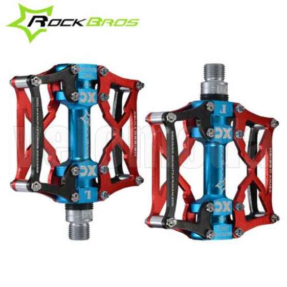 Педали для велосипеда Rockbros 12V (Красные)