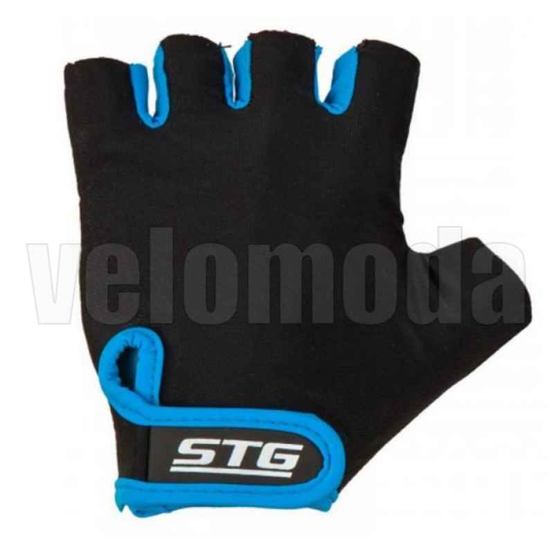 Велоперчатки STG X87903 XL (Черный-синий)