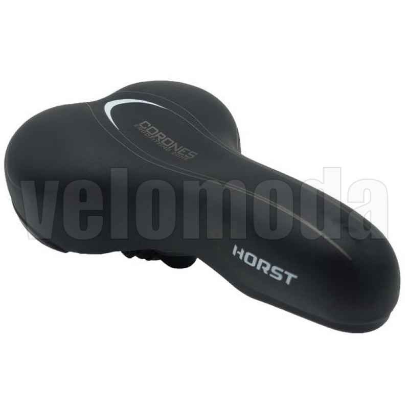 Седло Horst 200800 анатомическое, комфортное, с замком (Черный) Седло Horst 200800 анатомическое, комфортное, с замком (Черный)