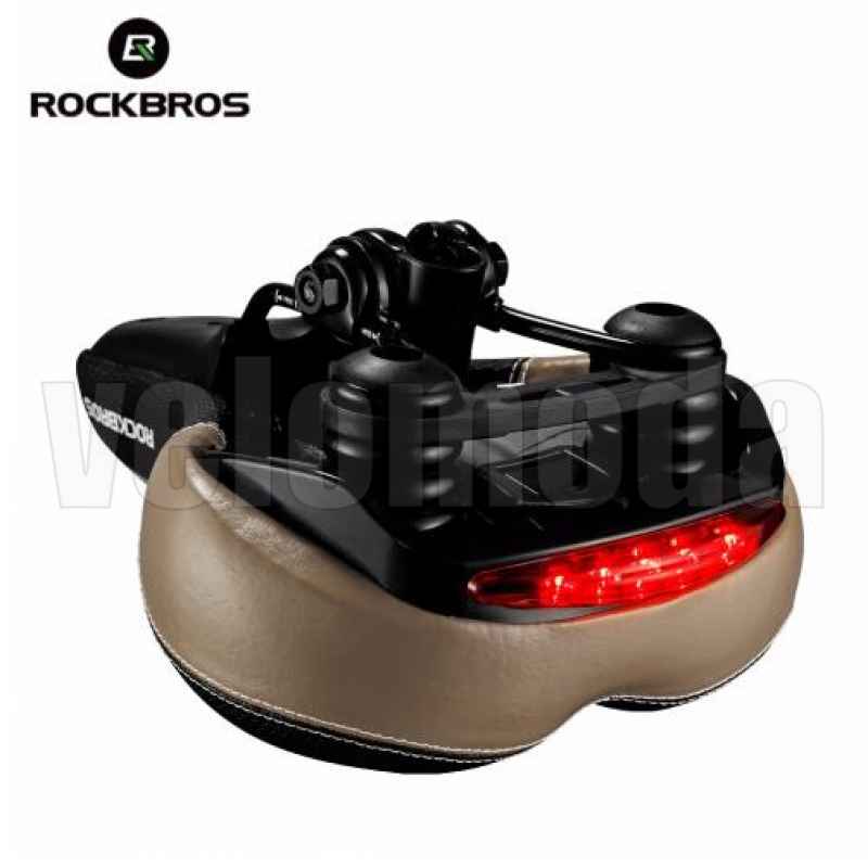 Седло для велосипеда Rockbros FU-3300L с вентиляцией и габаритом