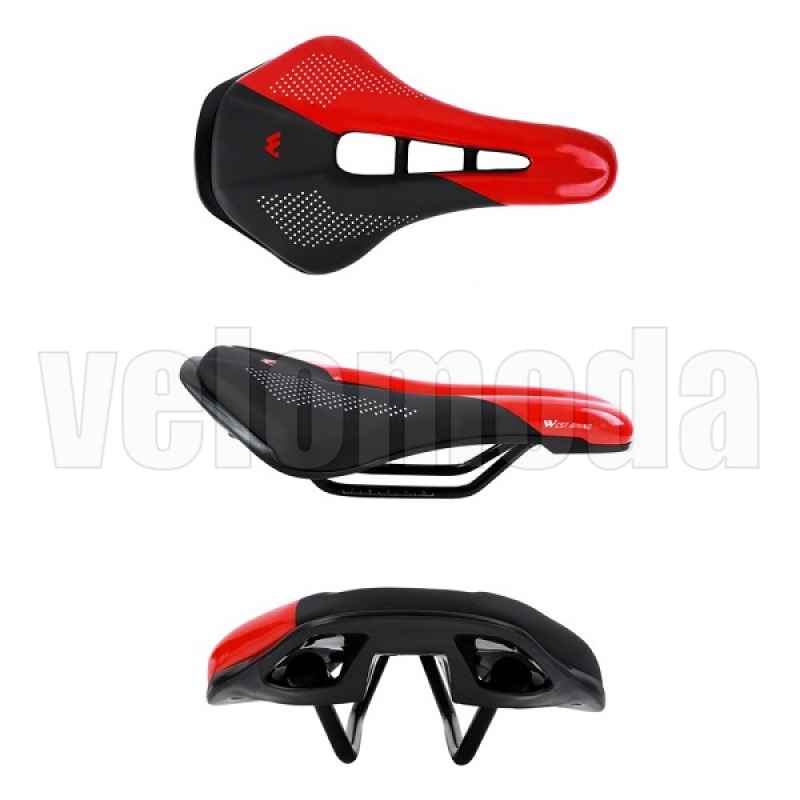 Седло для велосипеда WEST BIKING 6343G (Чёрное)