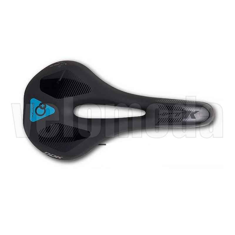 Седло для велосипеда DDK D3736MF Memory Foam (черный/серый/синий)