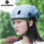 Велошлем с визором Rockbros MT-095BK (Черный)