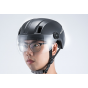 Велошлем с визором Rockbros MT-095BK (Черный)
