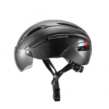 Велошлем с визором Rockbros WT-018S-BK (Чёрный) Велошлем с визором Rockbros WT-018S-BK (Чёрный)