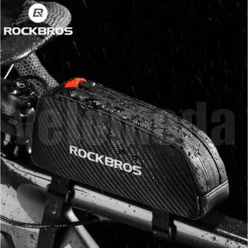 Велосумка на раму RockBros 039-BK спортивная, аэродинамическая (Чёрная)