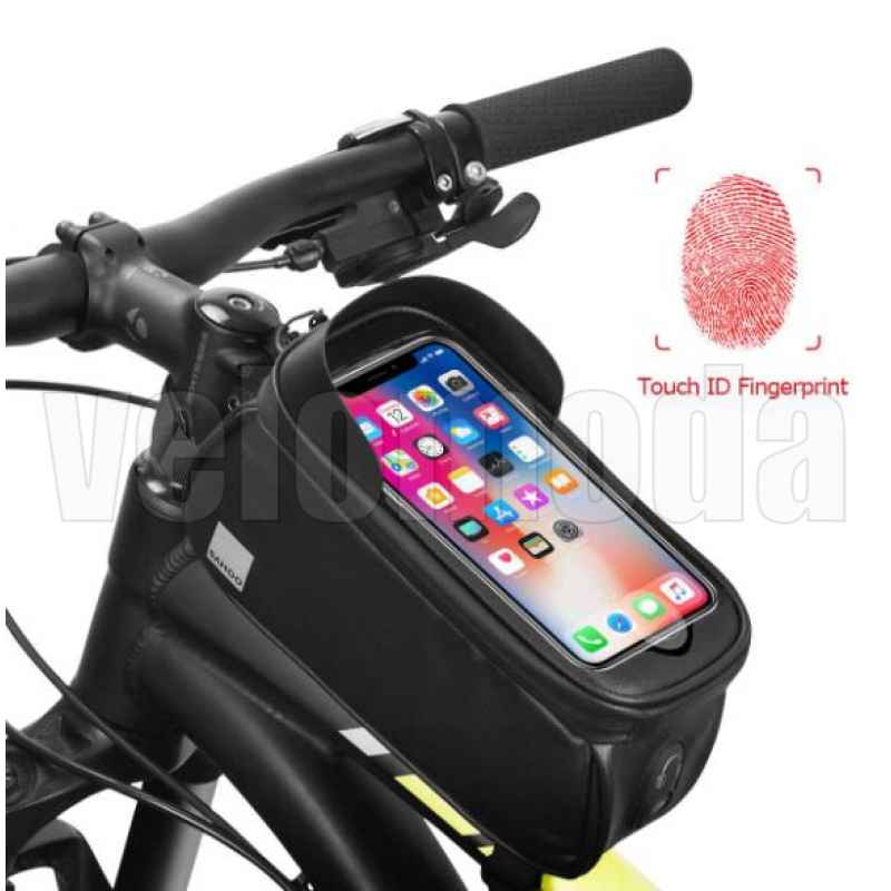 Велосумка с держателем для телефона на раму Sahoo 122053 0.8L до 6,2 дюйма (черная) Велосумка с держателем для телефона на раму Sahoo 122053 0.8L до 6,2 дюйма (черная)