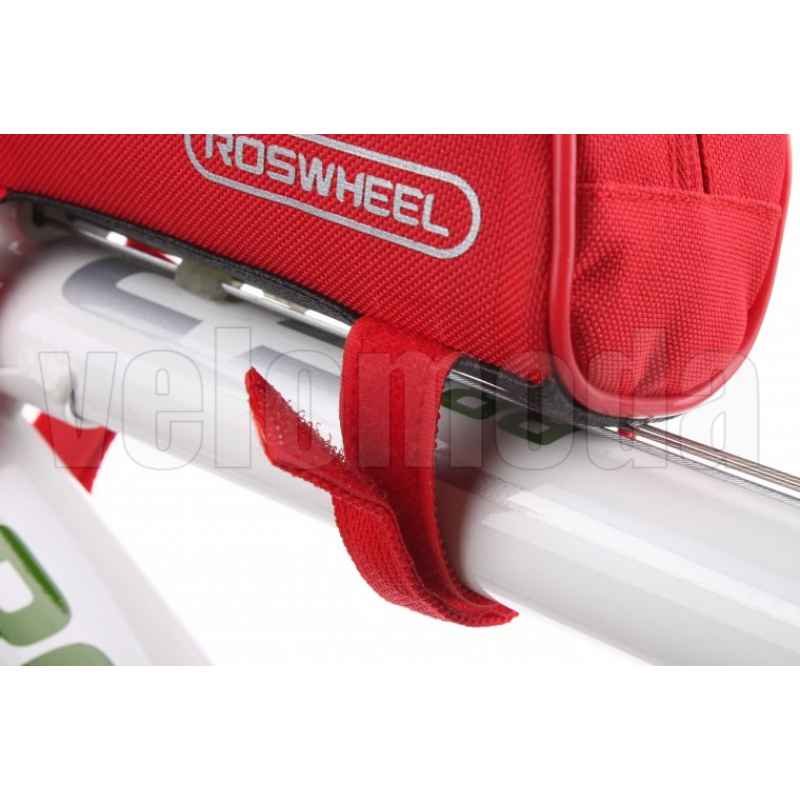 Велосумка на раму Roswheel одно отделение (красная)