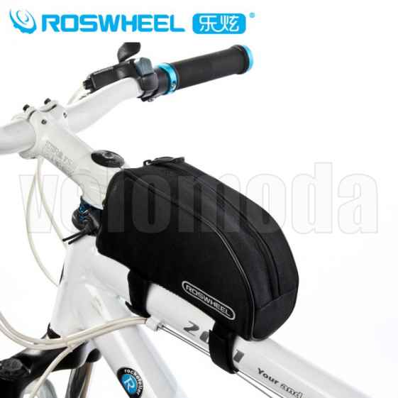Велосумка на раму Roswheel одно отделение (черная)