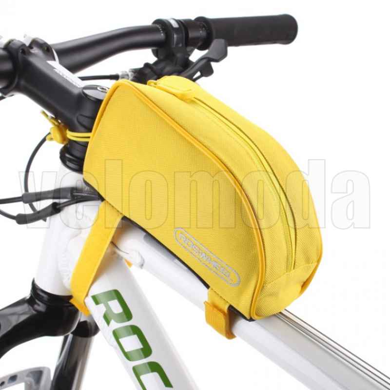 Велосумка на раму Roswheel одно отделение (желтая) Велосумка на раму Roswheel одно отделение (желтая)