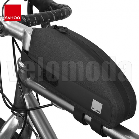Велосумка на раму Sahoo 122032 спортивная, аэродинамическая 1L (Чёрная)