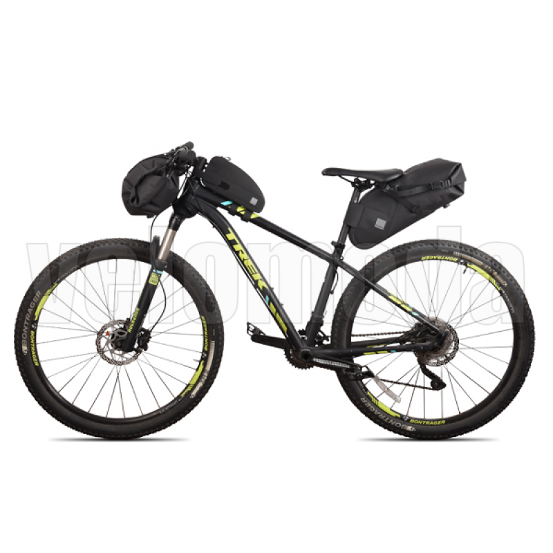 Велосумка на раму Sahoo 122032 спортивная, аэродинамическая 1L (Чёрная)