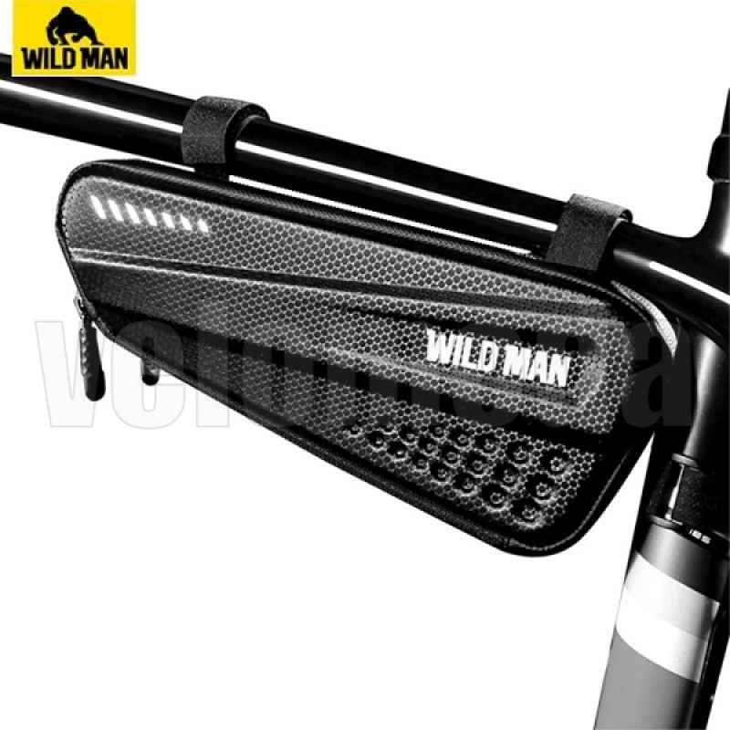 Велосумка под раму Wild Man ES4 водонепроницаемая 1.2L (Чёрный карбон) Велосумка под раму Wild Man ES4 водонепроницаемая 1.2L (Чёрный карбон)