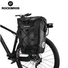 Сумка на багажник 20л Rockbros AS-002 водонепроницаемая (черная, 1шт) Сумка на багажник 20л Rockbros AS-002 водонепроницаемая (черная, 1шт)