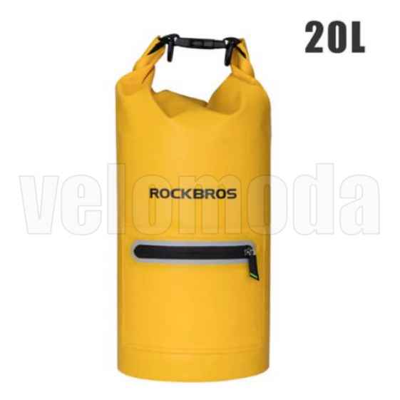 Сумка водонепроницаемая Rockbros AS-024 20л (Желтая)