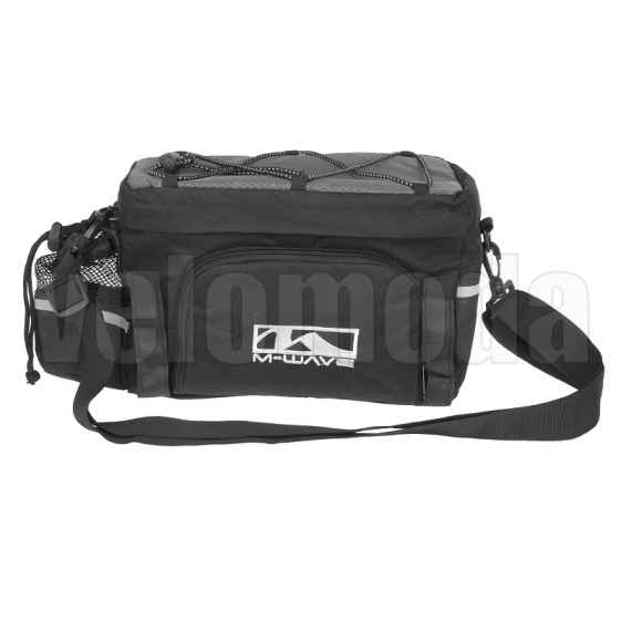 Велосумка на багажник M-Wave Amsterdam-EXP трансформер 16л (черный)