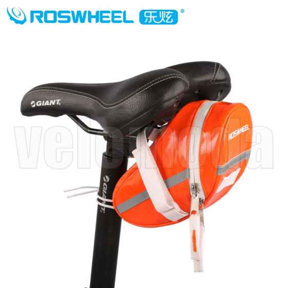 Велосумка под сидение Roswheel Лаковая  (оранжевая)