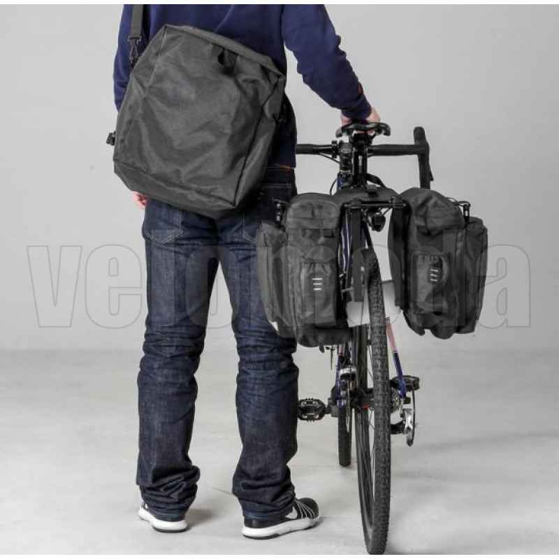 Велосумка на багажник Roswheel 141476 3в1 40л (Серая)