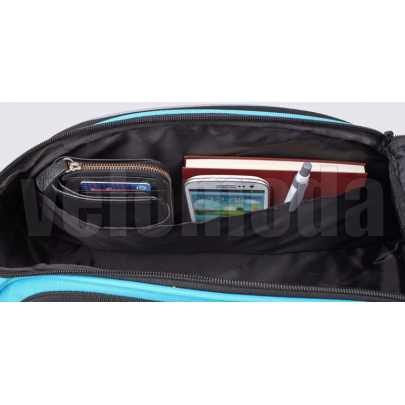 Велосумка на багажник 14л Roswheel 14541-A (чёрно-серая)