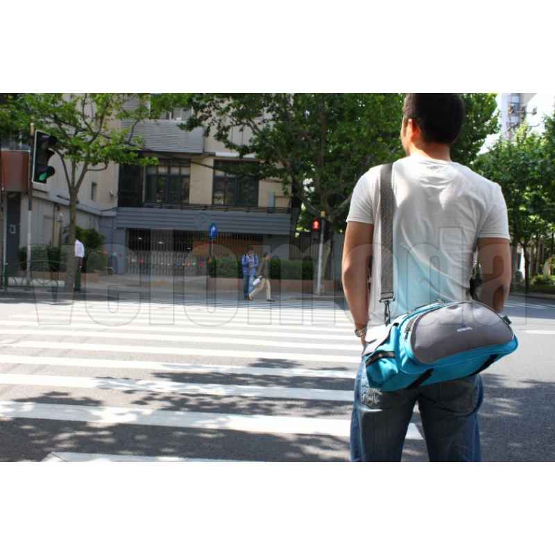 Велосумка на багажник 14л Roswheel 14541 (серо-голубая)