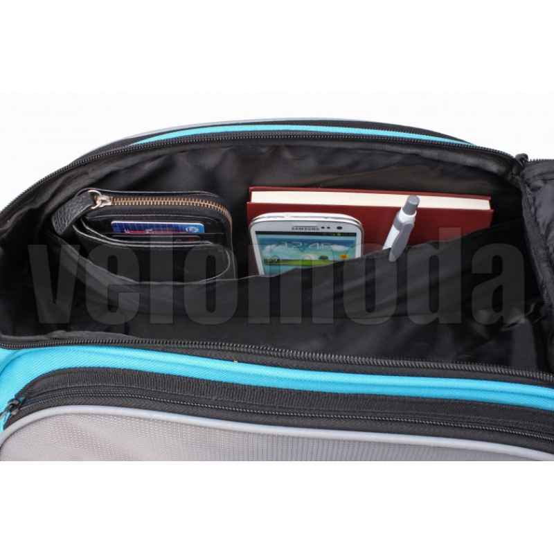 Велосумка на багажник 14л Roswheel 14541 (серо-голубая)