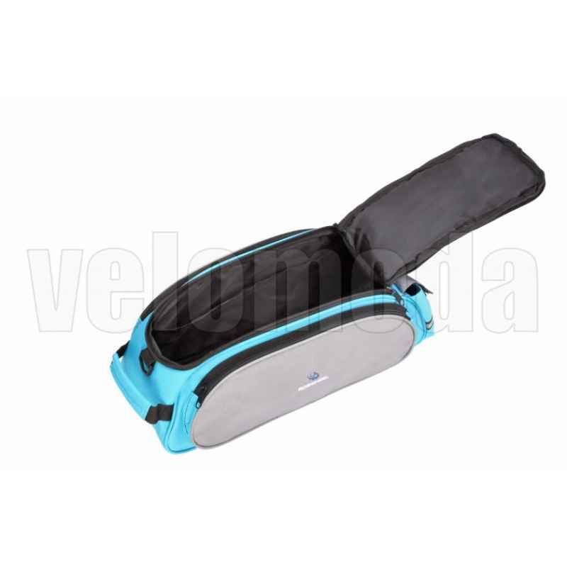 Велосумка на багажник 14л Roswheel 14541 (серо-голубая)