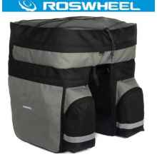 Велосумка штаны Roswheel 14590 на багажник 60л, 0,8 кг (серо-черная) Велосумка штаны Roswheel 14590 на багажник 60л, 0,8 кг (серо-черная)