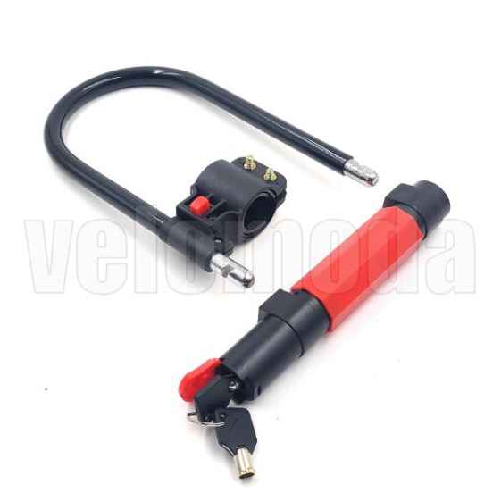 Замок-скоба U-Lock GK104 180*245 мм, круглый ключ в Минске