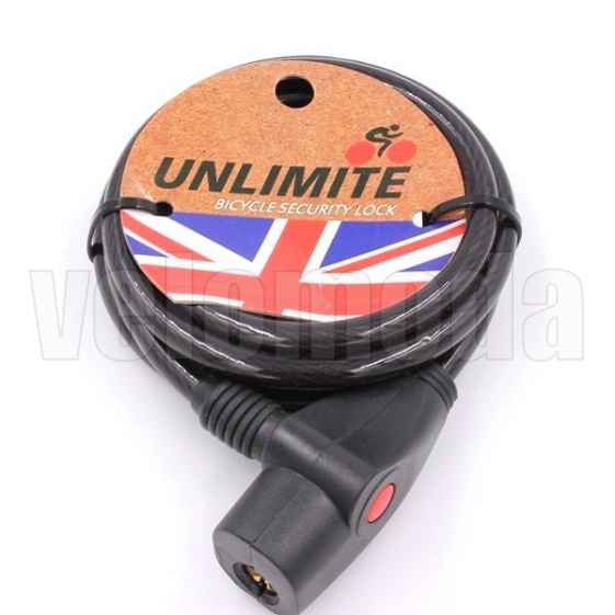 Велозамок Unlimite 102.106 автоматический 8*1800mm