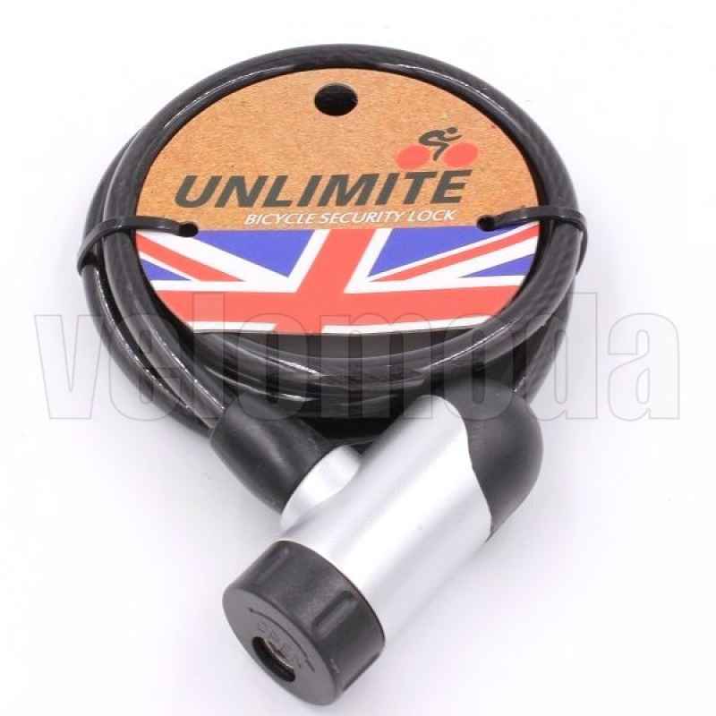 Велозамок Unlimite 102.114 автоматический 8*1800mm Велозамок Unlimite 102.114 автоматический 8*1800mm