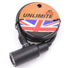 Велозамок Unlimite 102.203 автоматический, круглый ключ 8*1200mm Велозамок Unlimite 102.203 автоматический, круглый ключ 8*1200mm