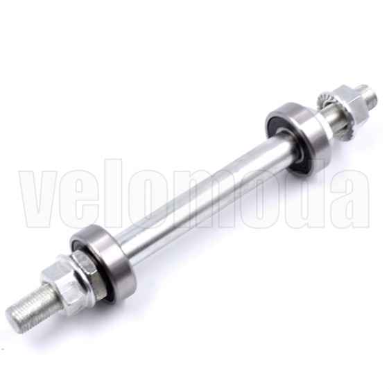 Ось переднего колеса, М10, 150 мм, с подшипниками 6000-2RS