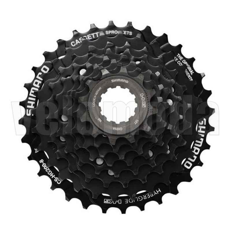 Кассета Shimano Acera 8 зв. CS-HG200-8, 12-32 (Черный) Кассета Shimano Acera 8 зв. CS-HG200-8, 12-32 (Черный)