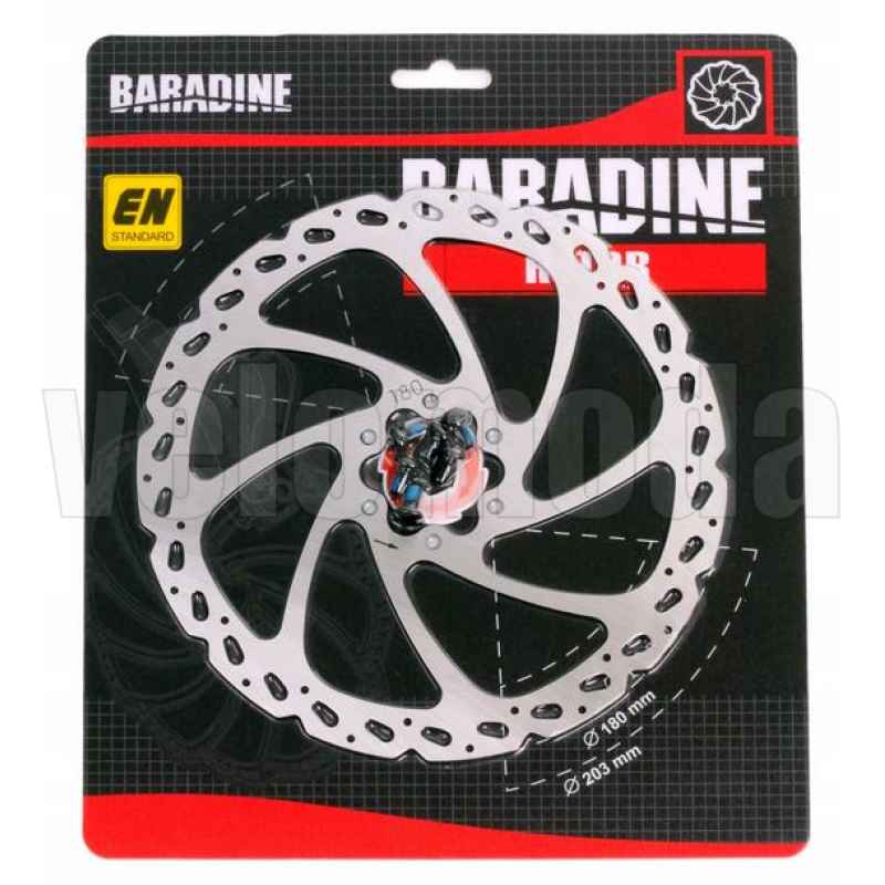 Тормозной диск, ротор Baradine DB-01-180
