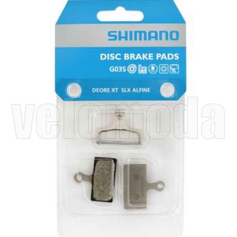 Колодки тормозные Shimano G03S для дисковых тормозов, полимер (Resin)