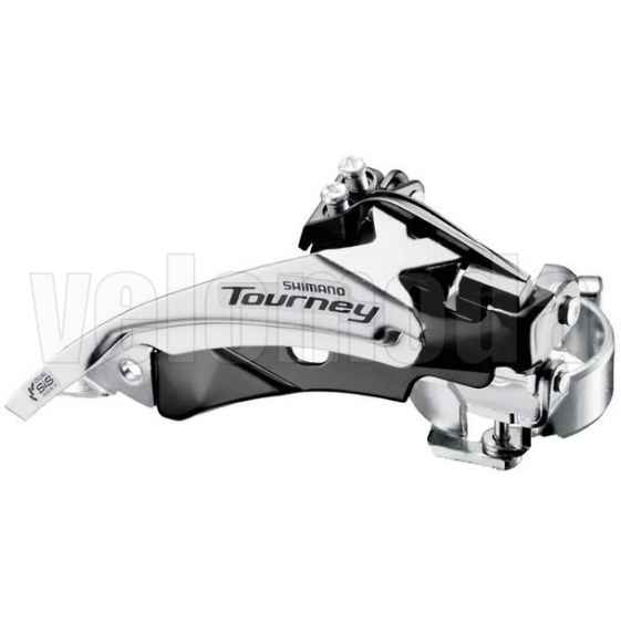 Переключатель передний Shimano Tourney TY510, 6/7 ск., ун. тяга, ун. хомут, уг. 66-69