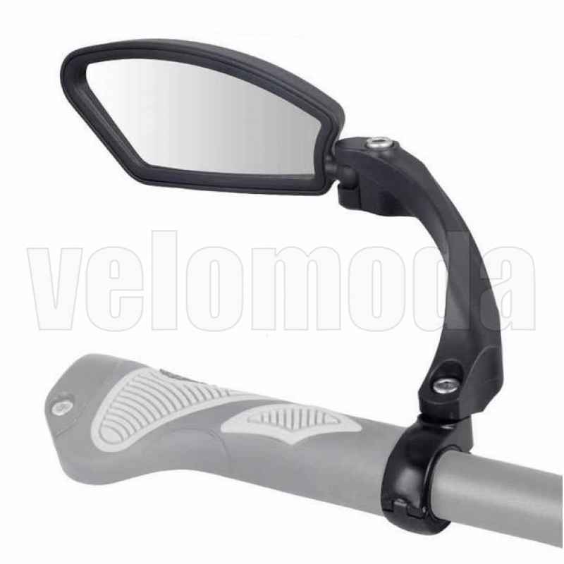 Зеркало велосипедное MR080L, на руль 21-26 мм, нейлоновое волокно (Левое) Зеркало велосипедное MR080L, на руль 21-26 мм, нейлоновое волокно (Левое)