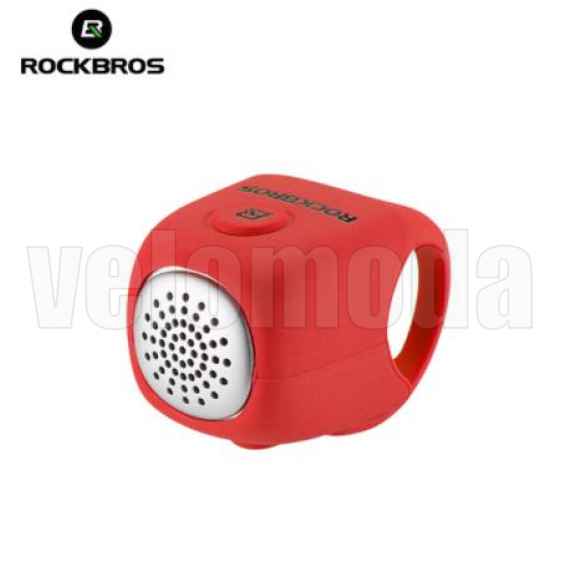 Велозвонок электрический Rockbros CB1709 3 мелодии (красный)