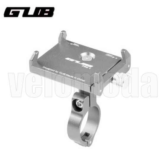 Держатель для телефона GUB PRO-1 алюминиевый (титан)