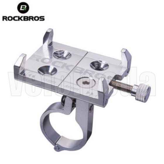 Держатель для телефона Rockbros Z1001 алюминиевый (Металик)