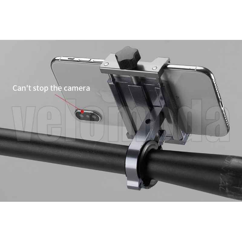 Держатель для телефона Rockbros Z1005 алюминиевый (Черный)