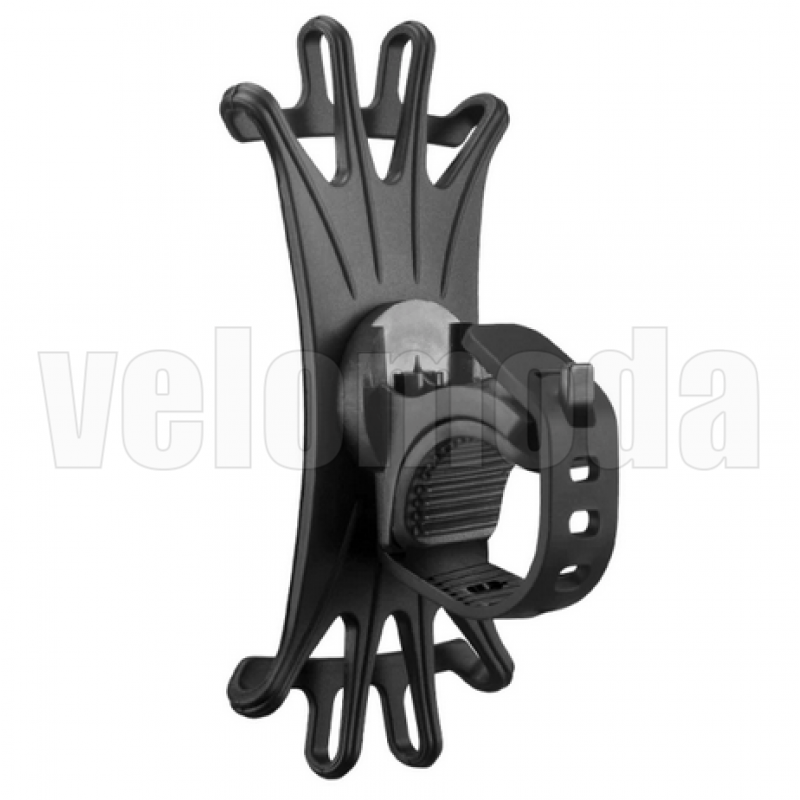 Держатель для телефона на руль RockBros LF436BK силиконовый (Чёрный)