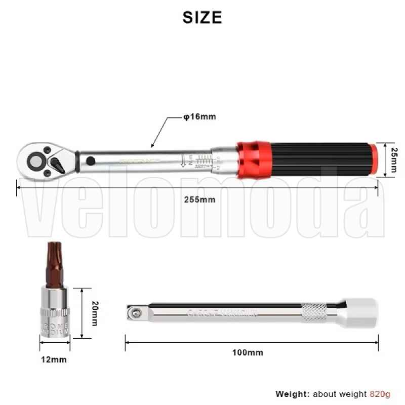 Динамометрический ключ Riderace KD260609076