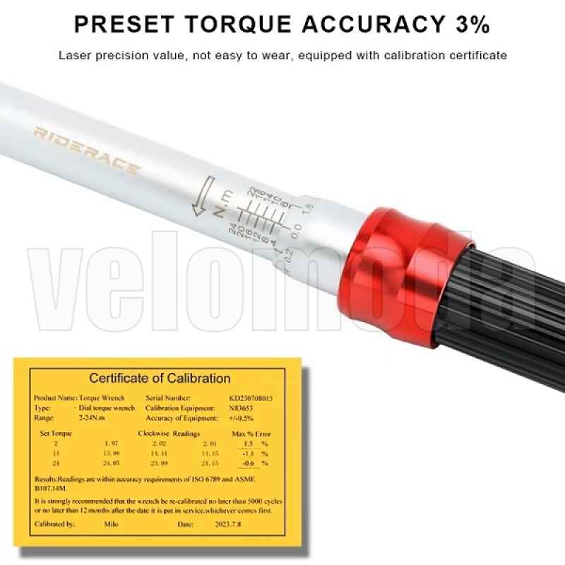 Динамометрический ключ Riderace KD260609076