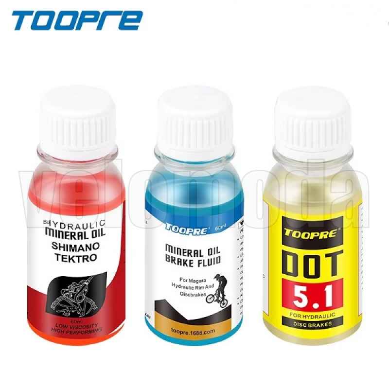 Тормозная жидкость Toopre DOT 5.1 для дисковых тормозов 60 мл (Жёлтое)