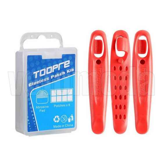 Заплатки самоклеящиеся Toopre 8 шт + монтажки усиленные 3 шт
